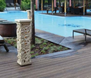 LAMES TERRASSES BAMBOU CLIP 20X137 BRUT lg 1850